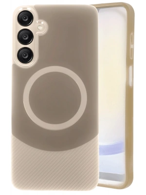 Newface Samsung A26 Kılıf Maya Karbon Kapak - Kahverengi