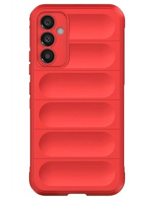 Newface Samsung A56 Kılıf Optimum Silikon - Kırmızı