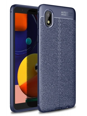 Newface Samsung Galaxy A01 Core Kılıf Auto Focus Kapak - Lacivert