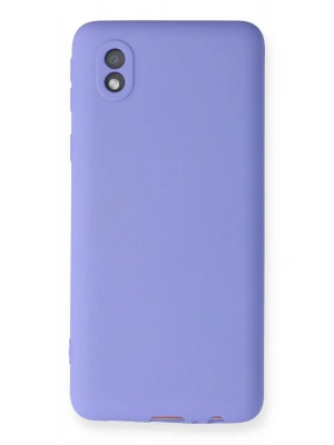 Newface Samsung Galaxy A01 Core Kılıf First Silikon - Lila