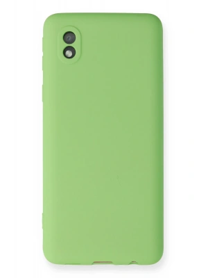 Newface Samsung Galaxy A01 Core Kılıf First Silikon - Yeşil