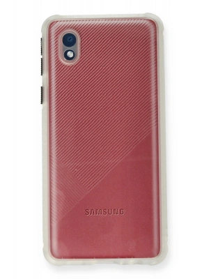 Newface Samsung Galaxy A01 Core Kılıf Miami Şeffaf Silikon - Şeffaf