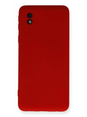 Newface Samsung Galaxy A01 Core Kılıf Nano içi Kadife Silikon - Kırmızı