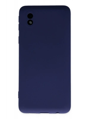 Newface Samsung Galaxy A01 Core Kılıf Nano içi Kadife Silikon - Lacivert
