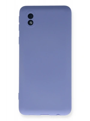 Newface Samsung Galaxy A01 Core Kılıf Nano içi Kadife Silikon - Lila