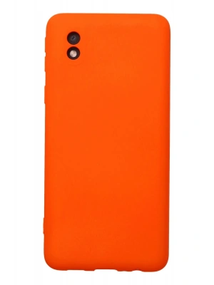 Newface Samsung Galaxy A01 Core Kılıf Nano içi Kadife Silikon - Turuncu