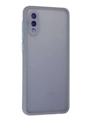 Newface Samsung Galaxy A02 Kılıf Montreal Silikon Kapak - Gri