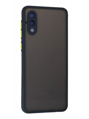 Newface Samsung Galaxy A02 Kılıf Montreal Silikon Kapak - Lacivert
