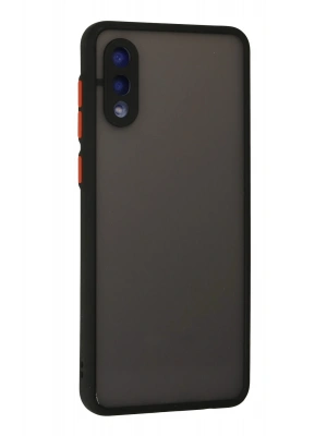 Newface Samsung Galaxy A02 Kılıf Montreal Silikon Kapak - Siyah