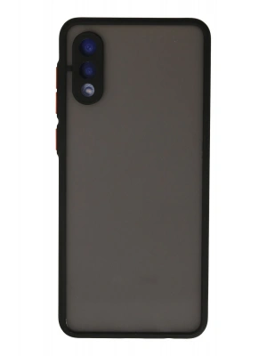 Newface Samsung Galaxy A02 Kılıf Montreal Silikon Kapak - Siyah