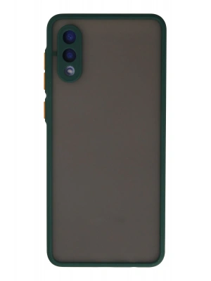 Newface Samsung Galaxy A02 Kılıf Montreal Silikon Kapak - Yeşil