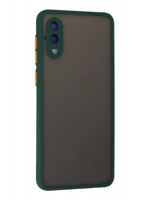 Newface Samsung Galaxy A02 Kılıf Montreal Silikon Kapak - Yeşil
