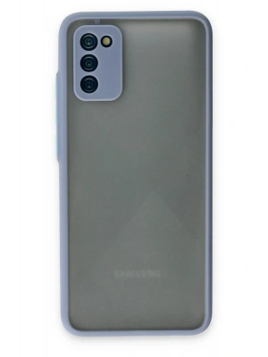 Newface Samsung Galaxy A02S Kılıf Montreal Silikon Kapak - Gri