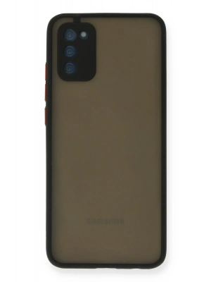 Newface Samsung Galaxy A02S Kılıf Montreal Silikon Kapak - Siyah