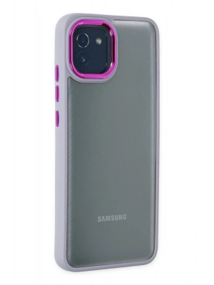 Newface Samsung Galaxy A03 Kılıf Dora Kapak - Lila