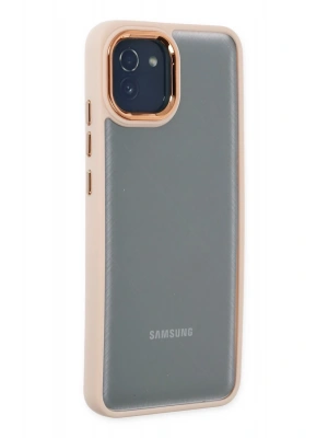 Newface Samsung Galaxy A03 Kılıf Dora Kapak - Pudra