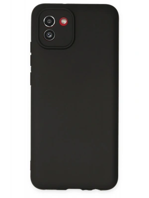 Newface Samsung Galaxy A03 Kılıf First Silikon - Siyah