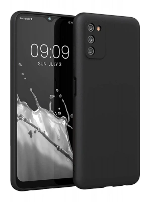Newface Samsung Galaxy A03S Kılıf First Silikon - Siyah