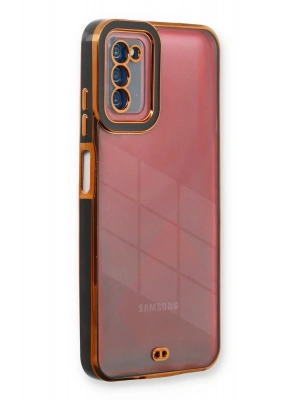 Newface Samsung Galaxy A03S Kılıf Liva Lens Silikon - Siyah