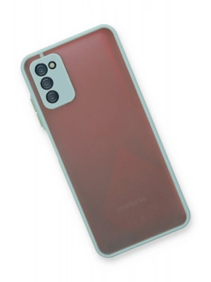 Newface Samsung Galaxy A03S Kılıf Montreal Silikon Kapak - Turkuaz