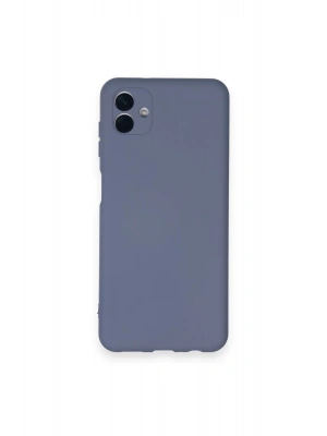 Newface Samsung Galaxy A04 Kılıf Nano içi Kadife Silikon - Gri