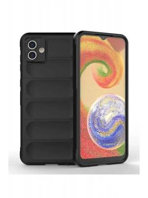 Newface Samsung Galaxy A04 Kılıf Optimum Silikon - Siyah