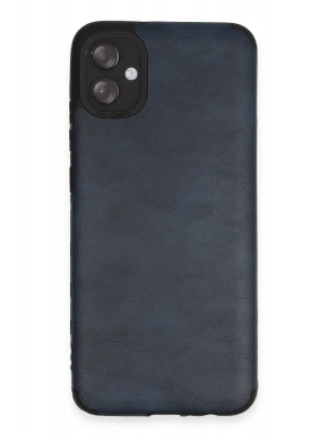 Newface Samsung Galaxy A04E Kılıf Loop Deri Silikon - Lacivert