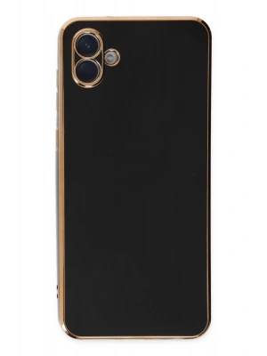 Newface Samsung Galaxy A04E Kılıf Volet Silikon - Siyah