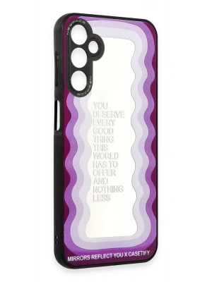 Newface Samsung Galaxy A04S Kılıf Mirror Desenli Kapak - Mirror - 5