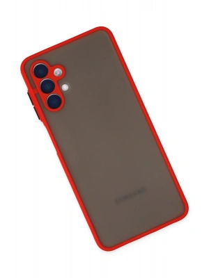 Newface Samsung Galaxy A04S Kılıf Montreal Silikon Kapak - Kırmızı