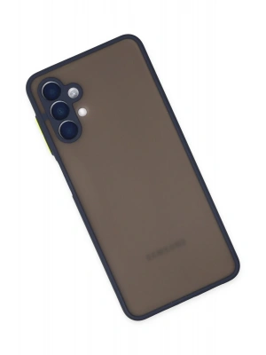 Newface Samsung Galaxy A04S Kılıf Montreal Silikon Kapak - Lacivert