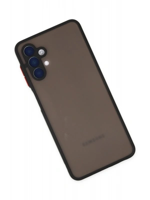 Newface Samsung Galaxy A04S Kılıf Montreal Silikon Kapak - Siyah