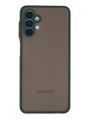 Newface Samsung Galaxy A04S Kılıf Montreal Silikon Kapak - Yeşil