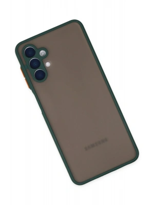 Newface Samsung Galaxy A04S Kılıf Montreal Silikon Kapak - Yeşil