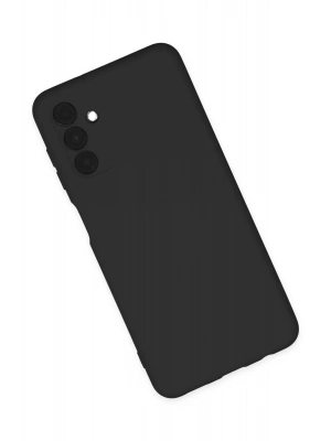 Newface Samsung Galaxy A04S Kılıf Nano içi Kadife Silikon - Siyah