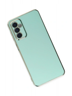 Newface Samsung Galaxy A04S Kılıf Volet Silikon - Açık Yeşil