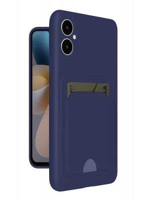 Newface Samsung Galaxy A05 Kelvin Kartvizitli Silikon - Lacivert