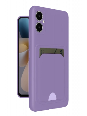 Newface Samsung Galaxy A05 Kelvin Kartvizitli Silikon - Lila