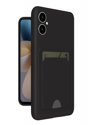 Newface Samsung Galaxy A05 Kelvin Kartvizitli Silikon - Siyah