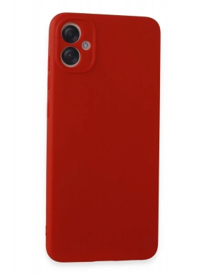 Newface Samsung Galaxy A05 Kılıf First Silikon - Kırmızı