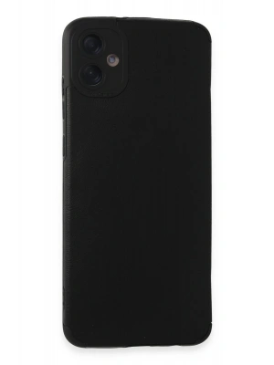 Newface Samsung Galaxy A05 Kılıf Loop Deri Silikon - Siyah