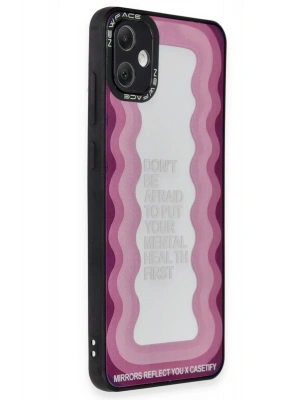 Newface Samsung Galaxy A05 Kılıf Mirror Desenli Kapak - Mirror - 11