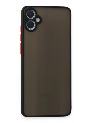 Newface Samsung Galaxy A05 Kılıf Montreal Silikon Kapak - Siyah