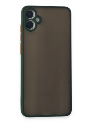 Newface Samsung Galaxy A05 Kılıf Montreal Silikon Kapak - Yeşil