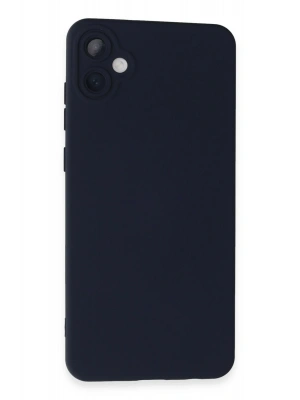 Newface Samsung Galaxy A05 Kılıf Nano içi Kadife Silikon - Lacivert