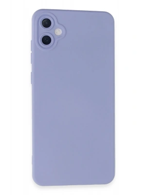 Newface Samsung Galaxy A05 Kılıf Nano içi Kadife Silikon - Lila