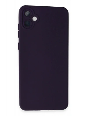 Newface Samsung Galaxy A05 Kılıf Nano içi Kadife Silikon - Mor