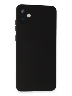 Newface Samsung Galaxy A05 Kılıf Nano içi Kadife Silikon - Siyah