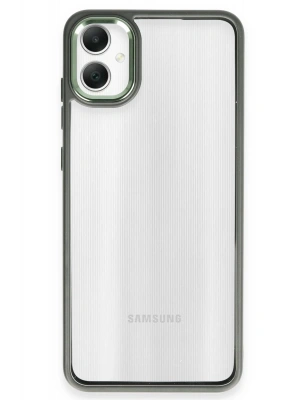 Newface Samsung Galaxy A05 Kılıf Power Silikon - Koyu Yeşil