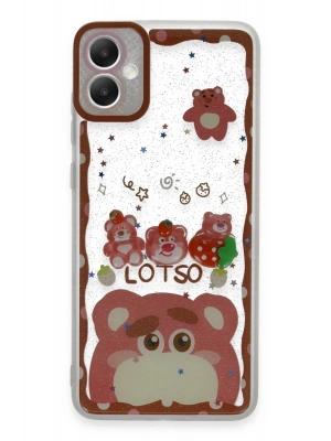 Newface Samsung Galaxy A05 Kılıf Sweet Desenli Silikon Kapak - Pembe